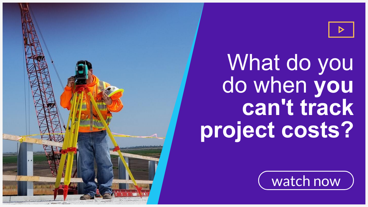 can't track project costs